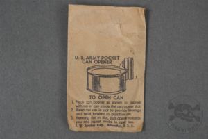 Unissued Original US WWII P-38 Can Opener – J.W. Speaker …