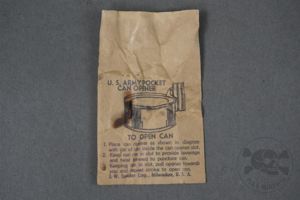 Unissued Original US WWII P-38 Can Opener – J.W. Speaker …