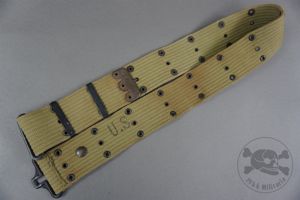 Original US WWII M1936 Web Belt Khaki Dated 1943