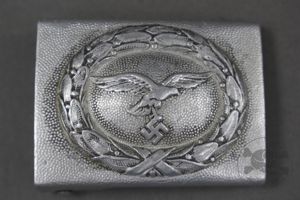 Original German WWII Luftwaffe Aluminum EM/NCO Belt Buckle Richard Sieper …