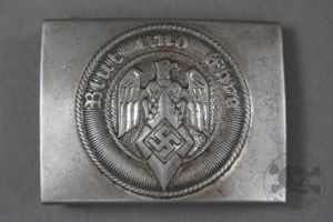Original Hitler Jugend Nickel Plated Buckle Marked RZM M4/22 Christian …