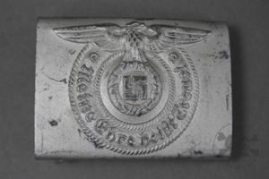 Unissued Original Waffen SS EM/NCO's Belt Buckle Unmarked By Overhoff …