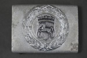 Original Imperial German WWI Württemberg State EM Belt Buckle Furcthlos …