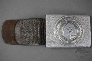 Original German WWII Reichsarbeitsdienst (RAD) Belt Buckle By Gustav Brehmer …