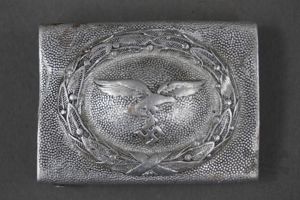 Original German WWII Luftwaffe Aluminum Belt Buckle Unmarked