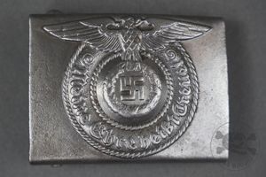 Original Waffen SS EM/NCO Belt Buckle Marked RODO