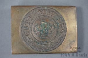 Original Imperial German WWI Early Brass Belt Buckle