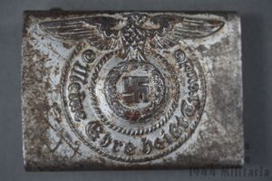 Original Waffen SS EM/NCO Belt Buckle Marked RZM 155/40 SS …