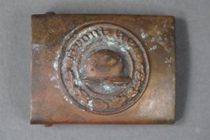 Original Post WWI/Pre-Third Reich Front Heil Paramilitary Belt Buckle