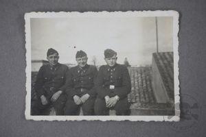 Original German WWII Photo Of Group Of Volunteers