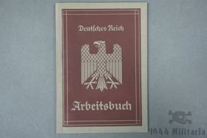 Original German Pre-WWII Arbeitsbuch (Workbook)