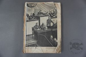 Original German Book 'Der Gross Deutsche Feldzug gegen Polen' (Damaged)