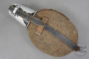 Original German WWII .7 Liter Canteen Dated 41 With Cup