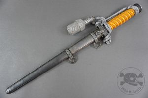 Original German WWII Heer Dagger Double Etched Blade With Portepee …