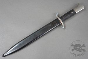 Original German WWII Feuerschutz (Fireman's) Dress Bayonet Long Model By …