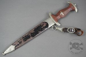 Original Third Reich Early NSKK Dagger By Gebruder Heller With …