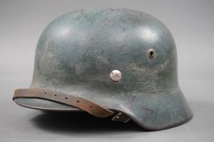 Original German WWII M35 Double Decal Camouflaged Luftwaffe Ex-White Washed …