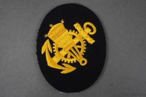 Unissued Original German WWII Kriegsmarine Blocking Weapon's Mechanic NCO's Career …