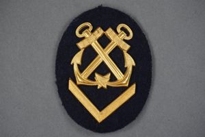 Unissued Original German WWII Kriegsmarine Senior Helmsman NCO's Career Sleeve …