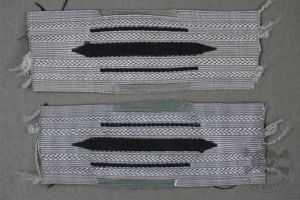 Original German WWII Pioneer/Engineer EM/NCO Unmounted Collar Tabs (Litzen)