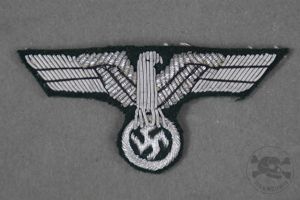 Original German WWII Heer Officer Bullion Cap Eagle