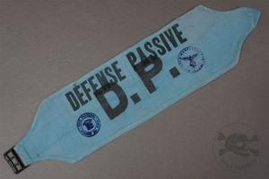 Original Third Reich French Occupation 'Défense Passive' Armband