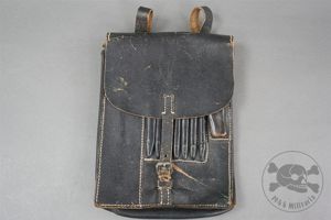 Original German WWII Black Leather Map Case Dated 1942 With …
