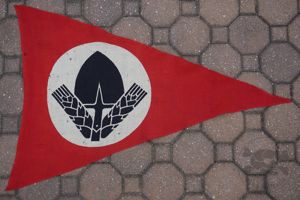 Original Third Reich Reichsarbeitsdienst (RAD) Wool Pennant