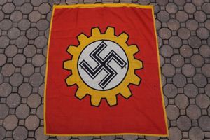 Original Third Reich Deutsche Arbeitsfront (DAF) Flag/Banner For Exemplary Factory …