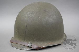 Original US WWII M1 Front Seam Fixed Bale Helmet With …