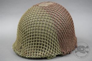 Original US WWII M1 Front Seam Fixed Bale Helmet With …