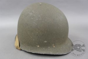 Original US WWII M1 Fixed Bale Helmet With Firestone Liner