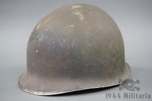 Original US WWII M1 Fixed Bale Helmet Shell With Seaman …