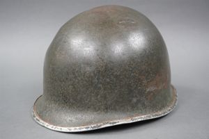 Original US WWII M1 Front Seam Swivel Bale Helmet With …