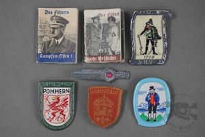 Original Third Reich Political Related Badges/Winterhilfswerk/Tinnies Lot of 7