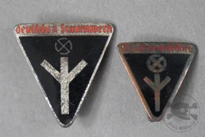 Original Third Reich Deutsches Frauenwerk And NS Frauenschaft Member Badges