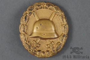 Original Imperial German WWI Gold Wound Badge