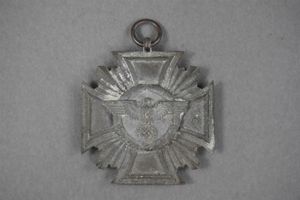 Original Third Reich NSDAP 10 Year Long Service Without Ribbon