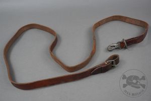 Original German WWII Cavalry Halshalfterriemen (Neck Halter Tie) Brown Leather …