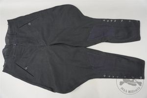 Original German WWII Black Wool NSKK Breeches