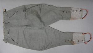 Original German WWII Heer/Waffen SS Officer's Gabardine Wool Breeches