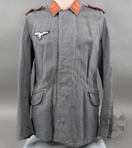Original German WWII Luftwaffe EM/NCO Flak Fliegerbluse Service Used