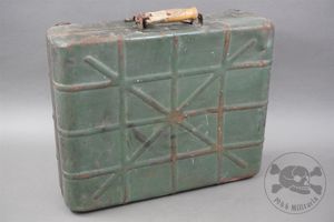 Original German WWII Metal M24 Stick Grenade Case Dated 42