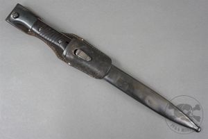 Original German WWII k98 Bayonet Non-Matching With Pre/Early War Leather …