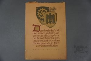 Original Third Reich Wochenspruch der NSDAP Propaganda Poster Featuring Adolf …