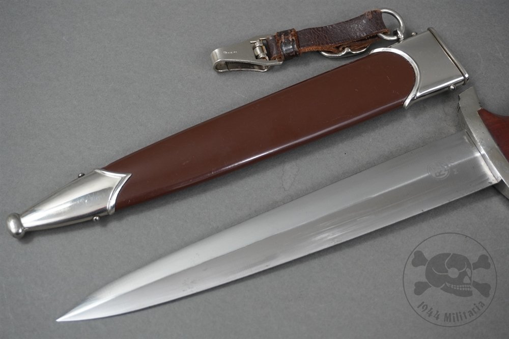 Original Third Reich SA Dagger RZM M7/12 By Waffenfabrik Max Weyersberg With Hanger — image 15