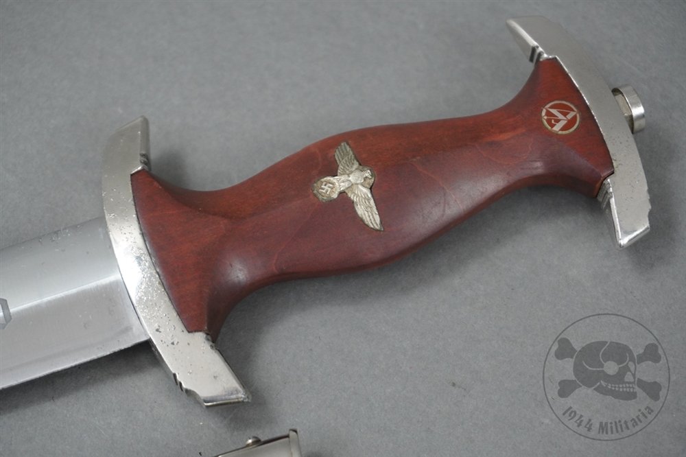 Original Third Reich SA Dagger RZM M7/12 By Waffenfabrik Max Weyersberg With Hanger — image 6