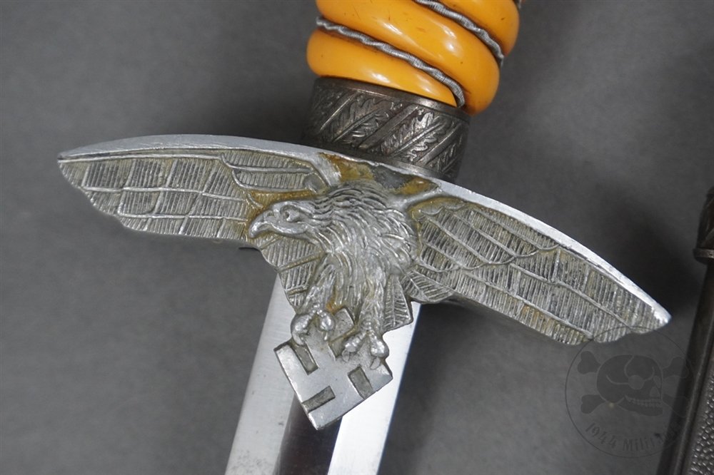 Original German WWII 2nd Model Luftwaffe Dagger By Carl Eickhorn — image 6