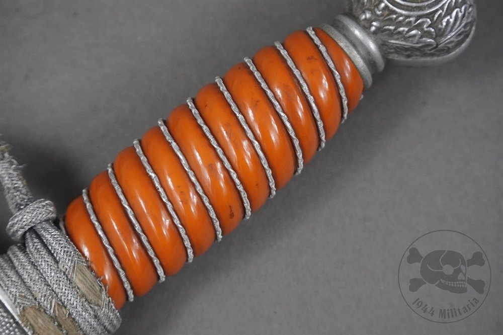 Original German WWII 2nd Model Luftwaffe Dagger By F.W. Höller With Hanger And Portepee — image 26