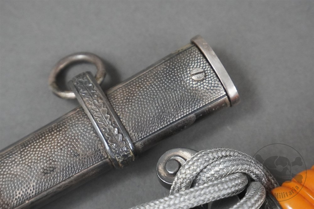 Original German WWII Heer Officer's Dagger By Carl Eickhorn With Portopee — image 23